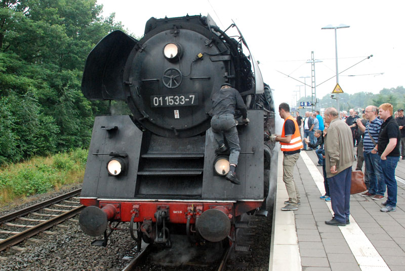 Dampfzugfahrt nach Kiel 2014